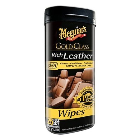 MEGUIARS LEATHER WIPES GOLD CLASS RICH MGG-10900
